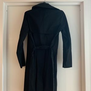 Everlane black trench coat